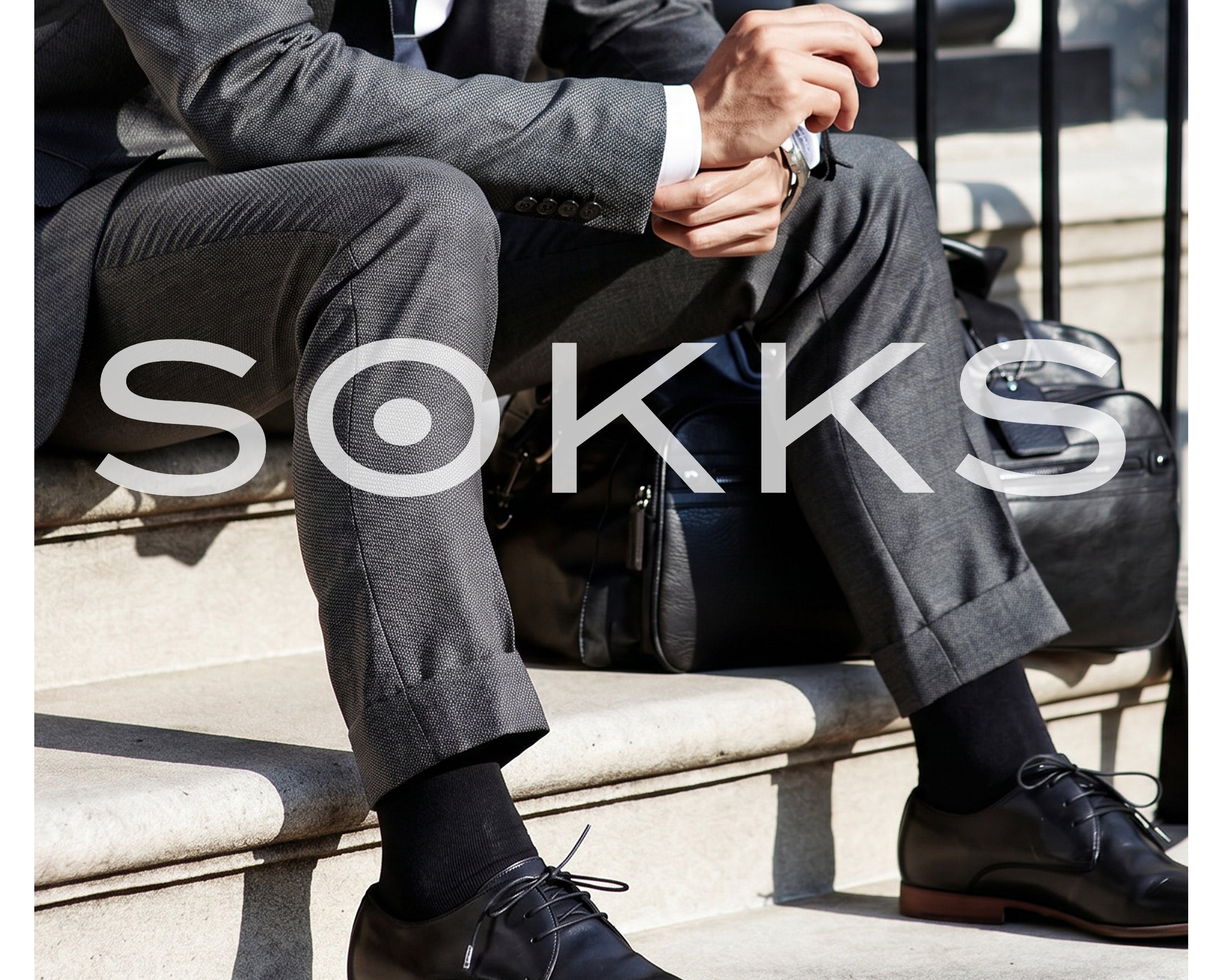 SOKKS Business Anzugsocken Schwarz aus Bambusviskose