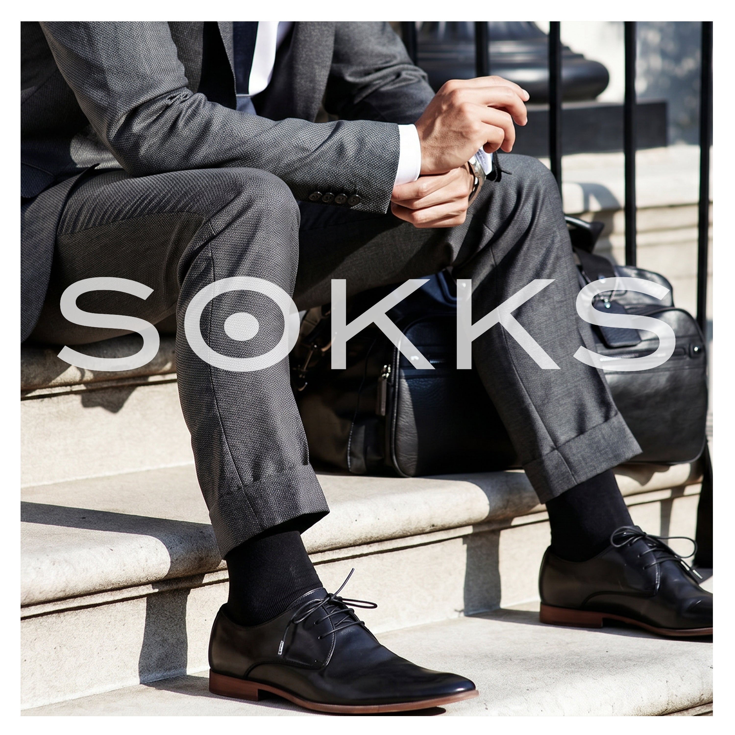 SOKKS Business Anzugsocken Schwarz aus Bambusviskose