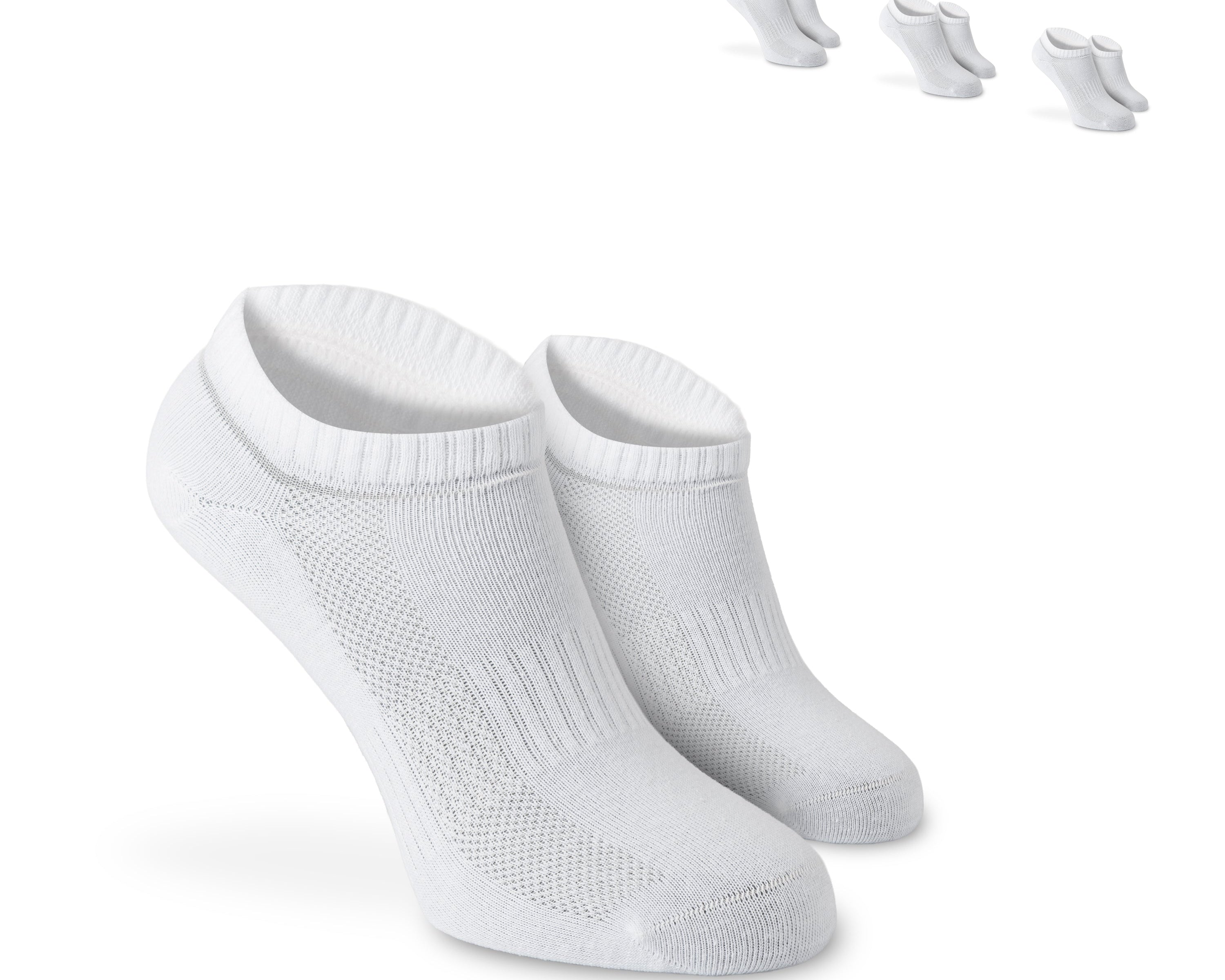 SOKKS Quarter Sneakersocken Weiß aus Baumwolle
