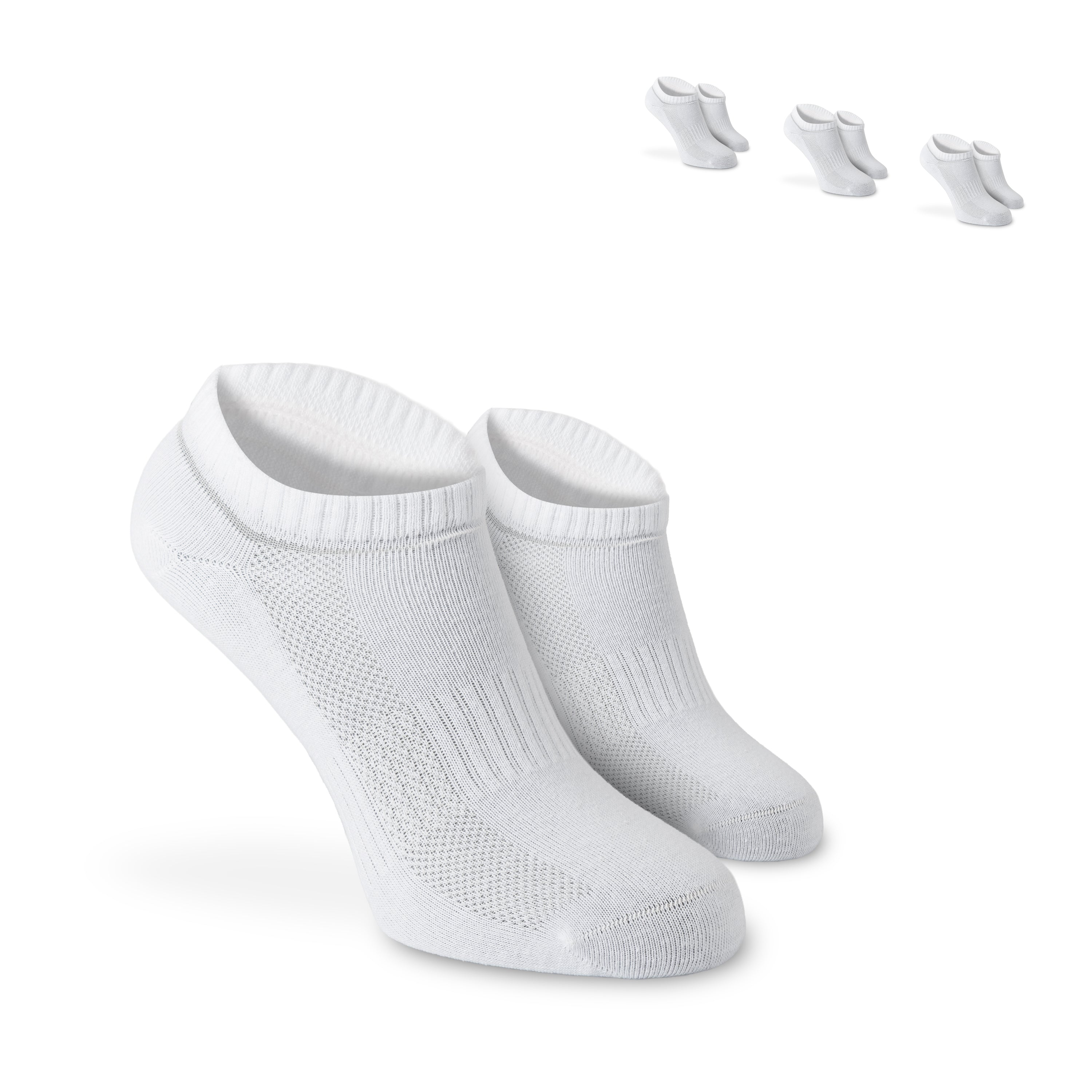 SOKKS Quarter Sneakersocken Weiß aus Baumwolle