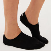 Chaussettes noires pour hommes et femmes en coton