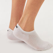 Chaussettes blanches pour hommes et femmes en bambou