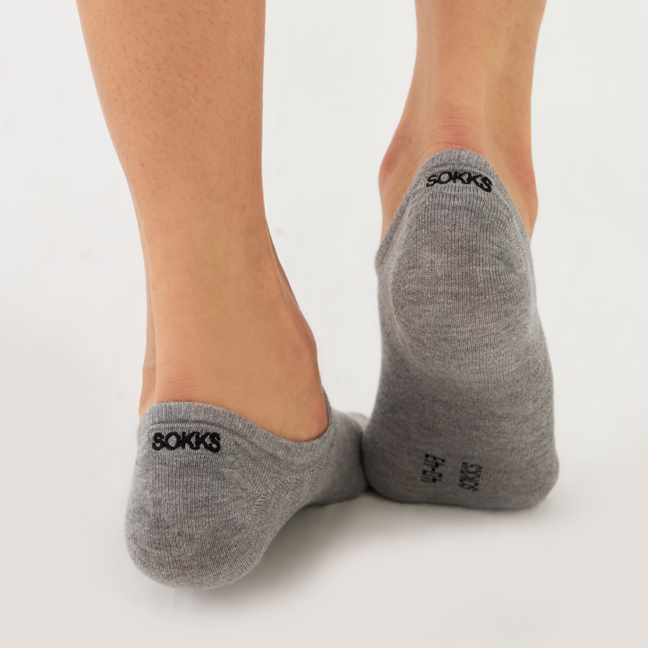 Chaussettes grises pour hommes et femmes en bambou