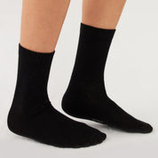 Schwarze Tennissocken für Damen & Herren aus Baumwolle