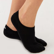 Chaussettes noires pour hommes et femmes en coton