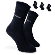 SOKKS Business Anzugsocken Blau aus Bambusviskose — Nahaufnahme