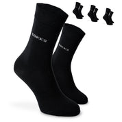 SOKKS Business Anzugsocken Schwarz aus Bambusviskose — Nahaufnahme