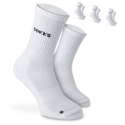 SOKKS 4 Paar Hohe Laufsocken Weiß | Running