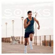SOKKS 4 Paar Hohe Laufsocken Weiß | Running