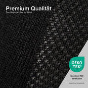 SOKKS Quarter Sneaker Socks Black in Cotton — Detail view