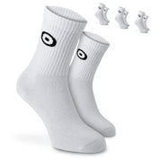 SOKKS 4 Paar Sportsocken Weiß | Logo