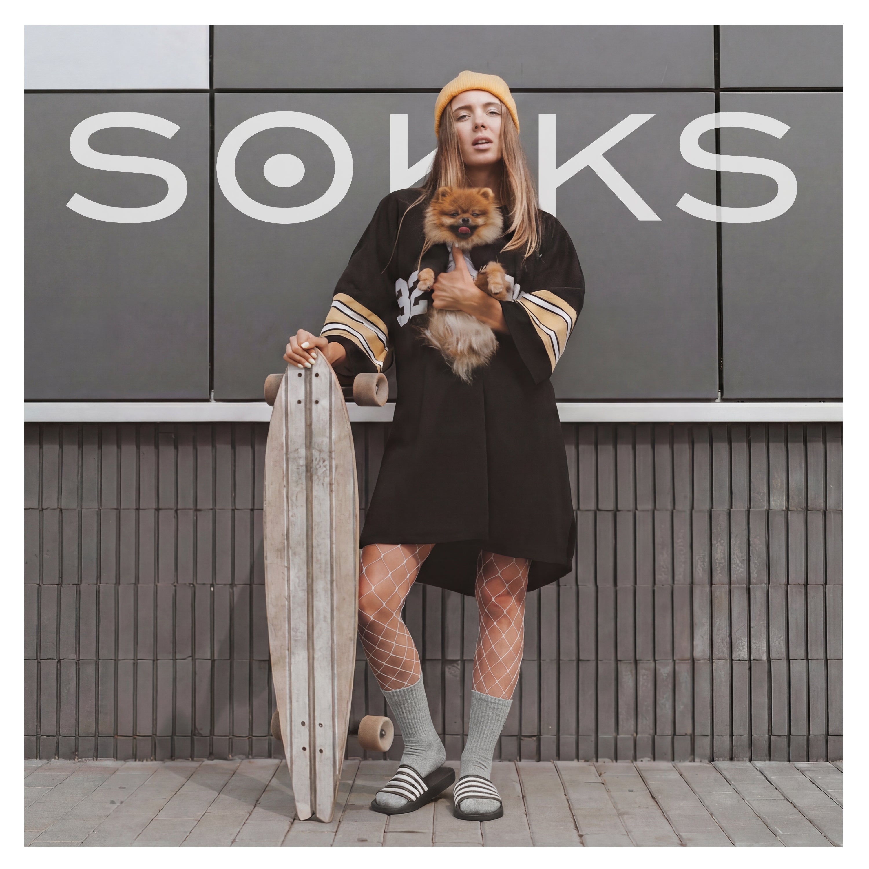 SOKKS 4 Paar Tennissocken Grau | Baumwolle