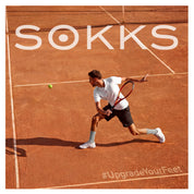 SOKKS 4 Paar Tennissocken Grau | Baumwolle