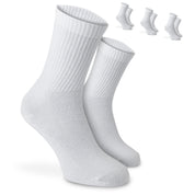 SOKKS 4 Paar Tennissocken Weiß | Baumwolle