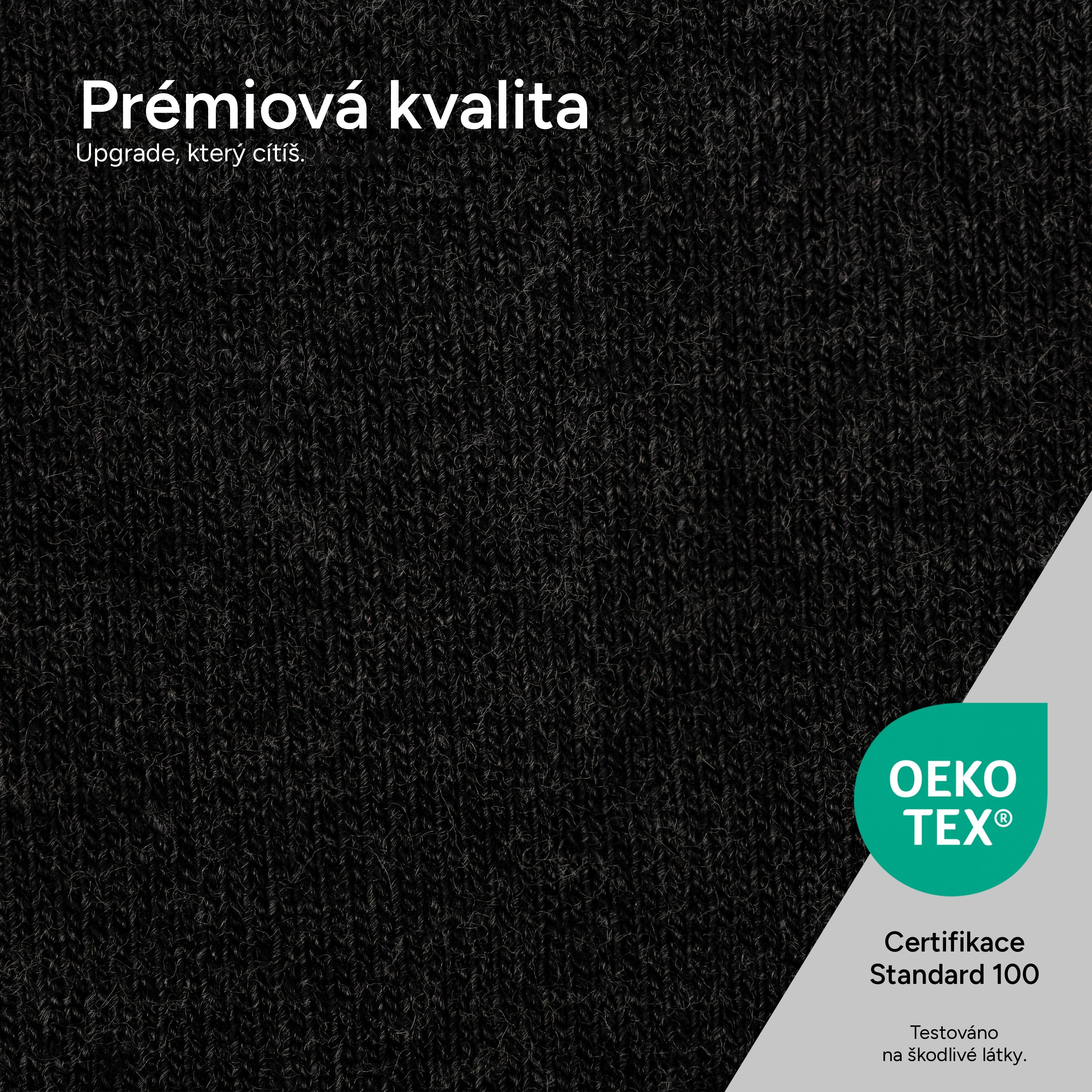 SOKKS Společenské ponožky Šedé z bavlny — Detailní pohled