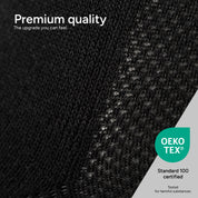 SOKKS High Running Socks Black in Cotton Blend — View 5