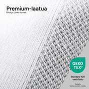 SOKKS Juoksusukat Valkoiset, kevyttä teknistä materiaalia — Näkymä 5