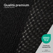 SOKKS Calzini Quarter Nero in Cotone — Vista dettaglio