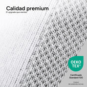 SOKKS Tobilleros Quarter Blanco de Algodón — Vista de detalle