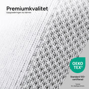 SOKKS Quarter Ankelstrumpor Vit i Bomull — Detaljvy