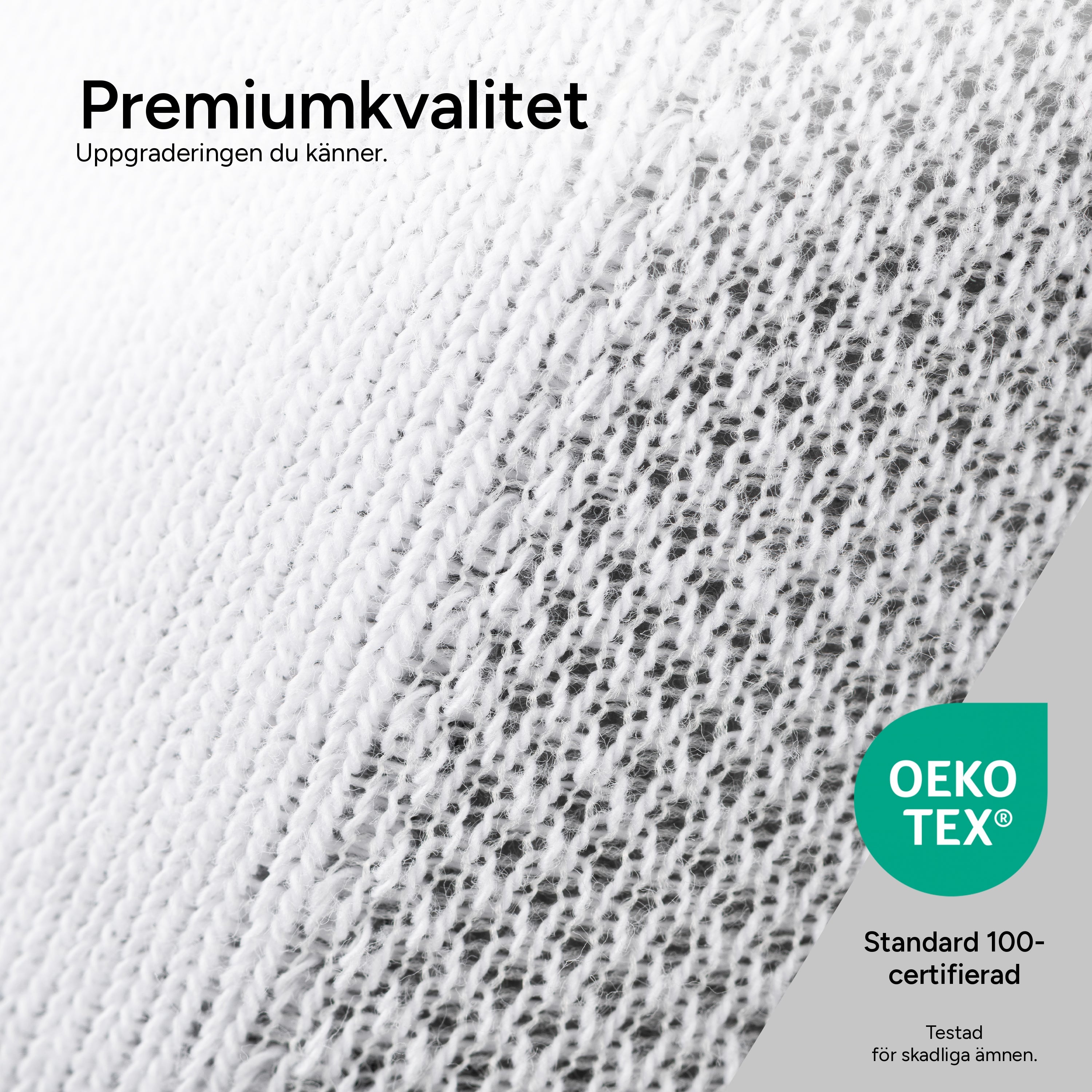 SOKKS Quarter Ankelstrumpor Vit i Bomull — Detaljvy
