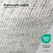 SOKKS Retro Tennisstrumpor Grå i Bomull — Detaljvy