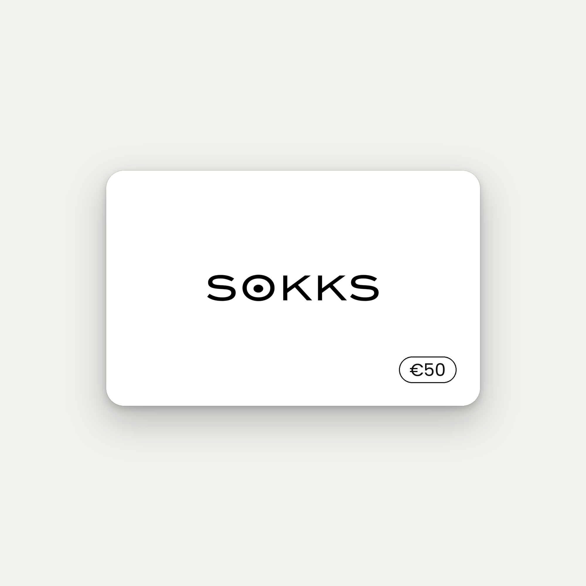 Dárkový poukaz SOKKS €50