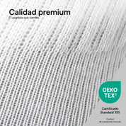 SOKKS Calcetines Deportivos Blanco con Letras de Algodón — Vista 5