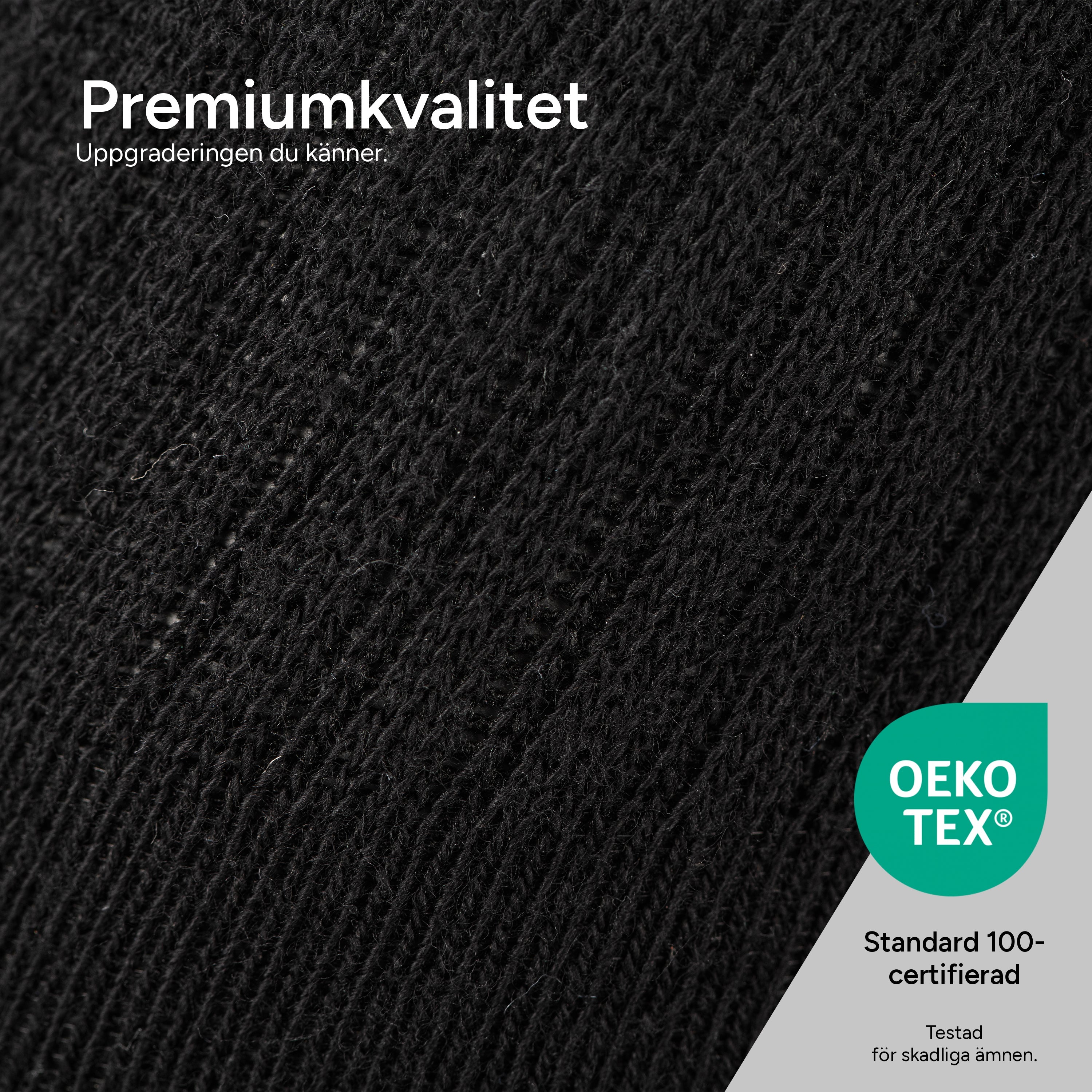 SOKKS Höga Tennisstrumpor Svart i Bomull — Vy 5